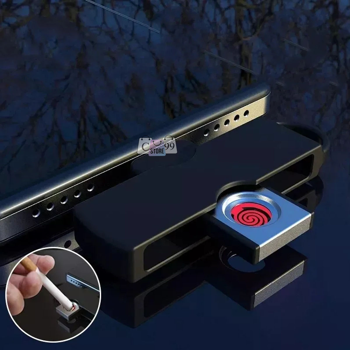 Miniatura 3 de Encendedor Eléctrico Cigarrillo Tipo C